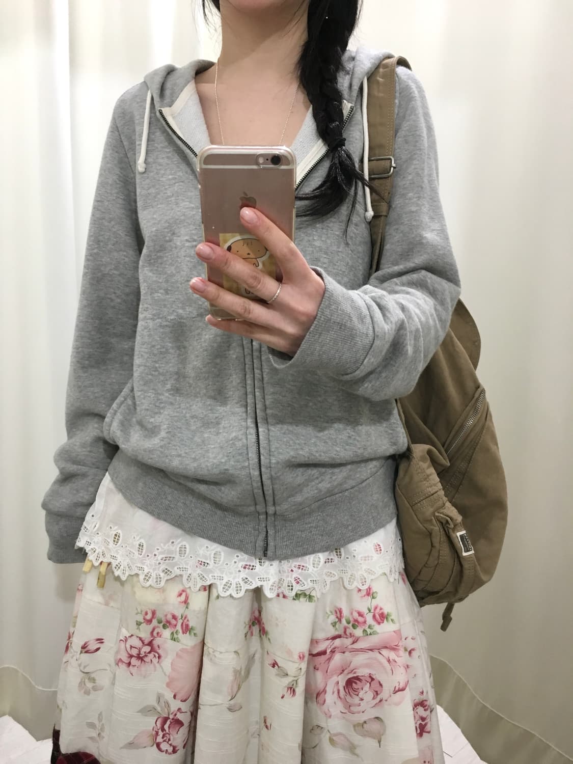 모리걸 데일리 후드집업 상품이미지2