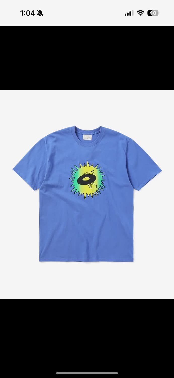 디스이즈네버댓 Records Tee Ultramarine 상품이미지1