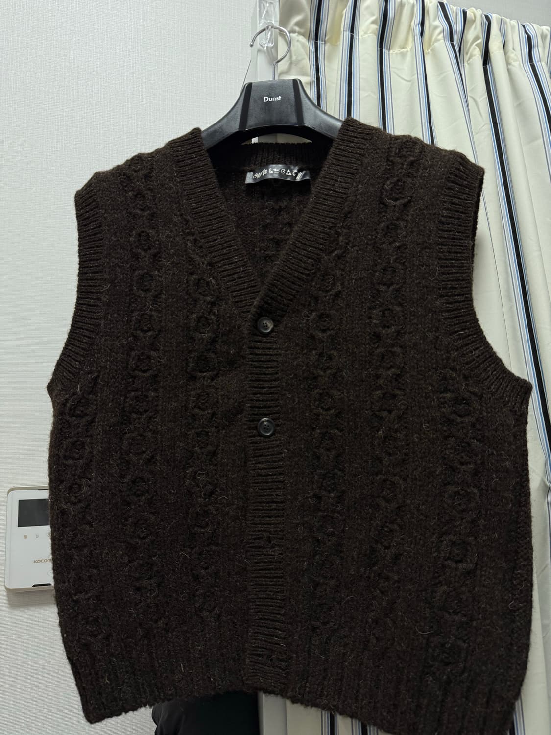 아워레가시 RUGRAT Vest 니트 베스트 브라운 새상품(50) 상품이미지1