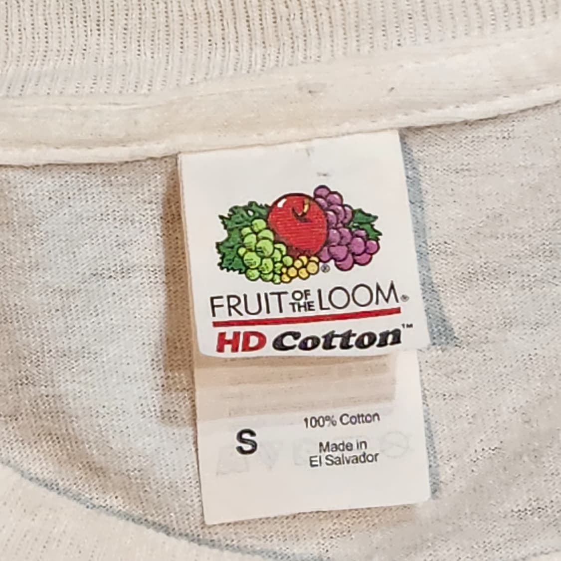Fruit of the Loom 싱글스티치 샤크 프린트 티셔츠 S 상품이미지4