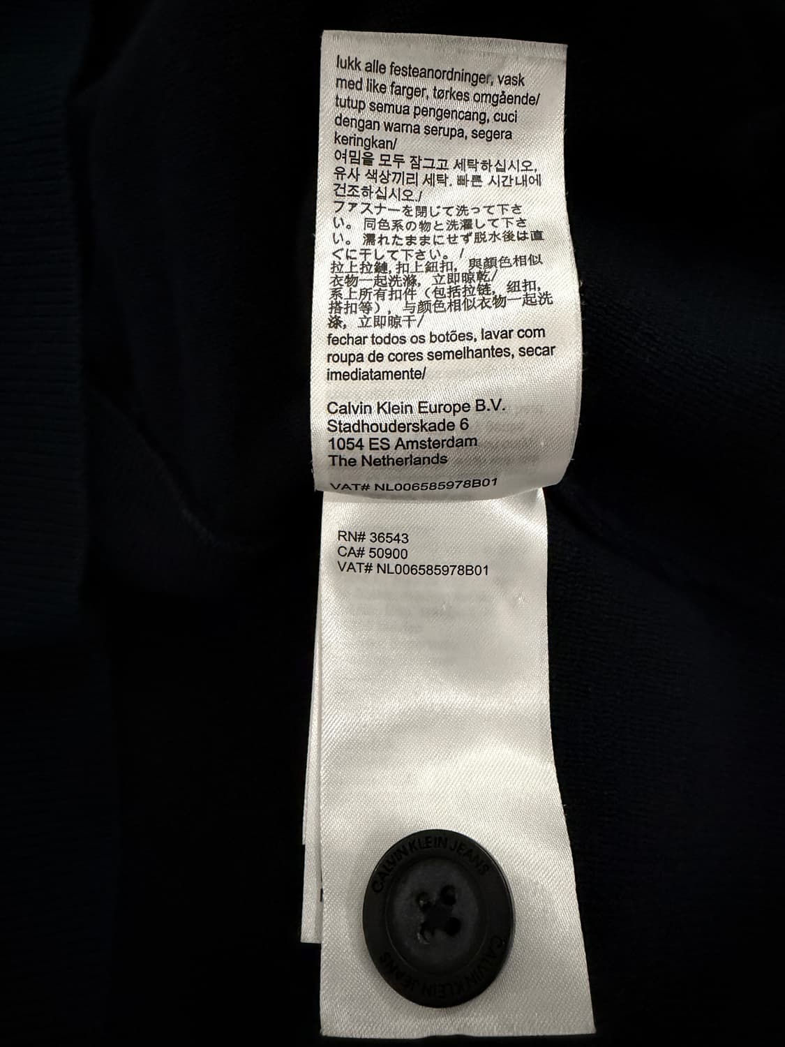 켈빈클라인 소매 포인트 가디건 상품이미지7