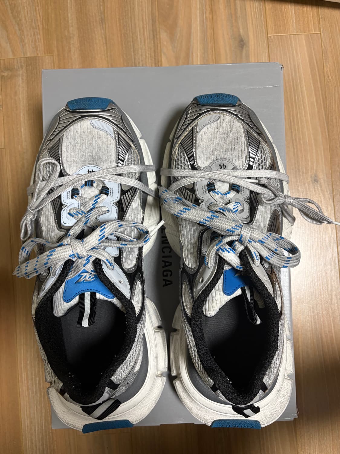 발렌시아가 3XL 블루 44 (상태최상) 상품이미지4