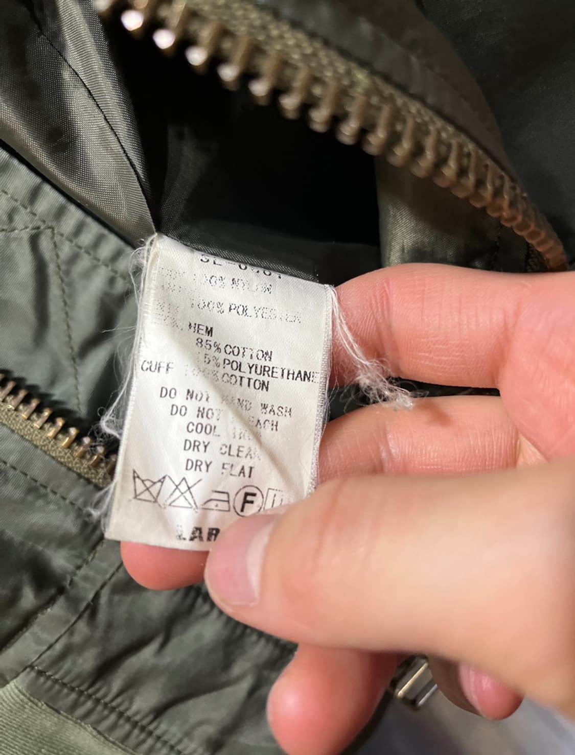 06s fragment 프라그먼트 X 굿이너프 협업 ma-1 자켓 상품이미지6