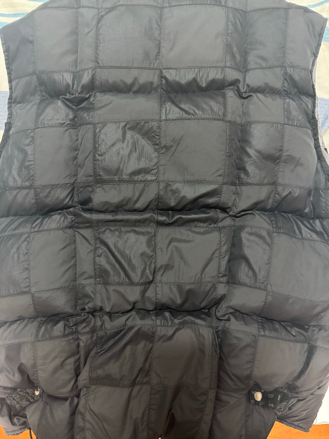 [3] 폴리테루 패치드 다운 푸퍼 베스트 블랙 상품이미지3