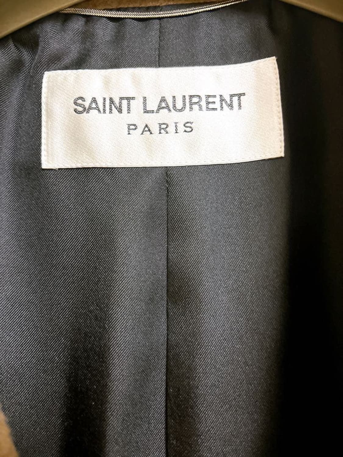 [차은우님 착용] 생로랑 23AW 울 오버사이즈 코트 상품이미지7