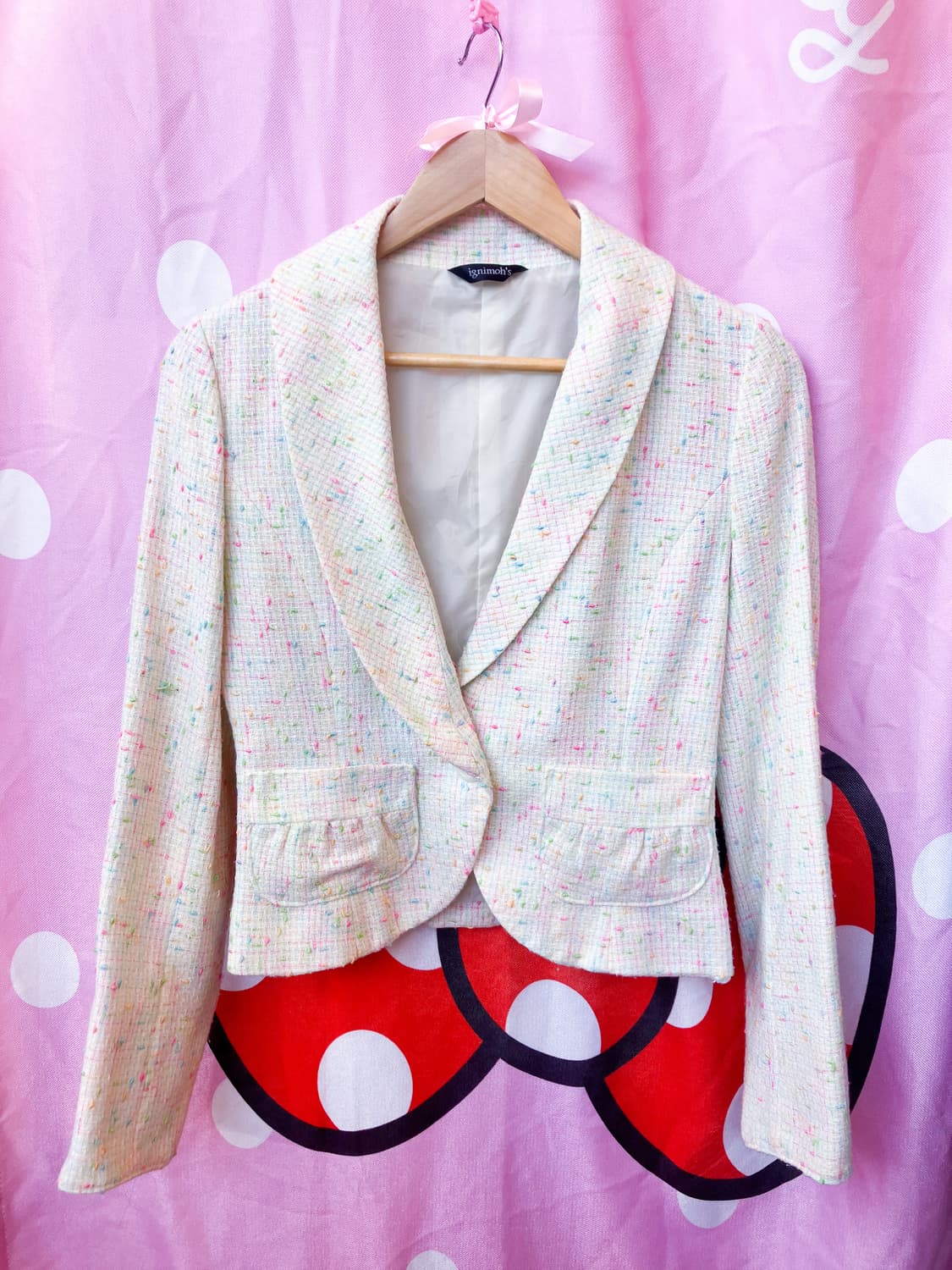 jpn 캔디 트위드 셋업 상품이미지2