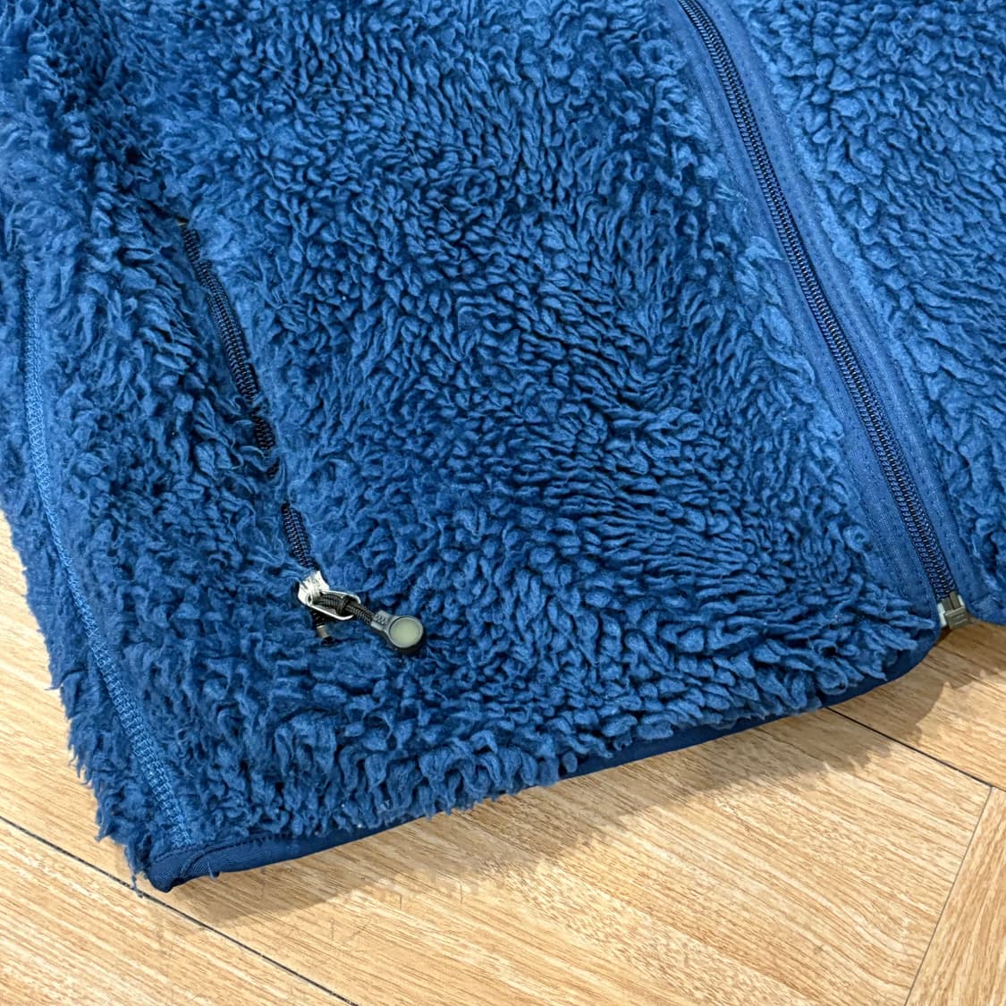 [M] USA 파타고니아 딥파일 후리스 가디건 자켓 네이비 플리스 상품이미지3