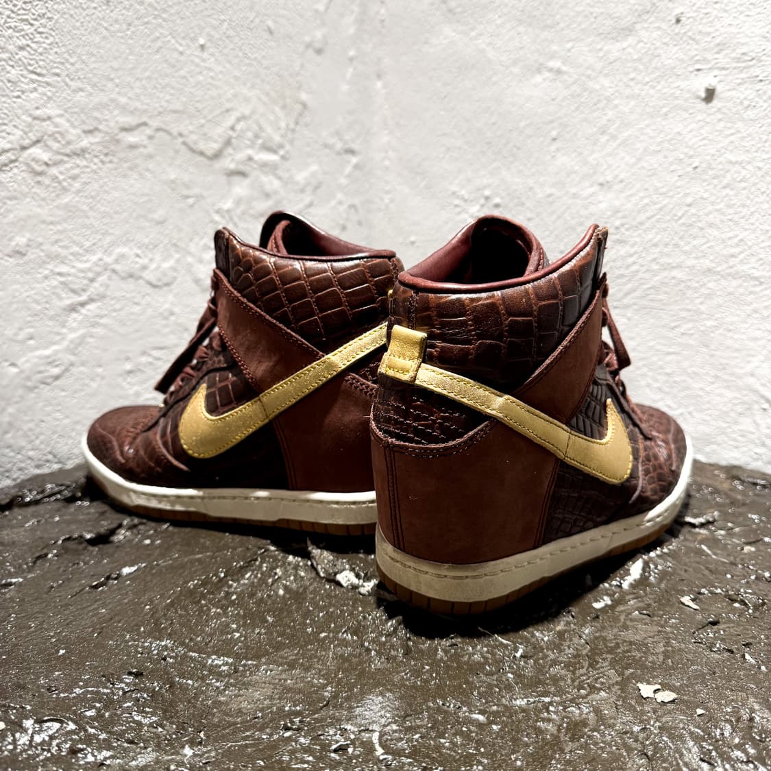 Nike Dunk Sky Hi Wedge – Crocodile Brown 상품이미지6