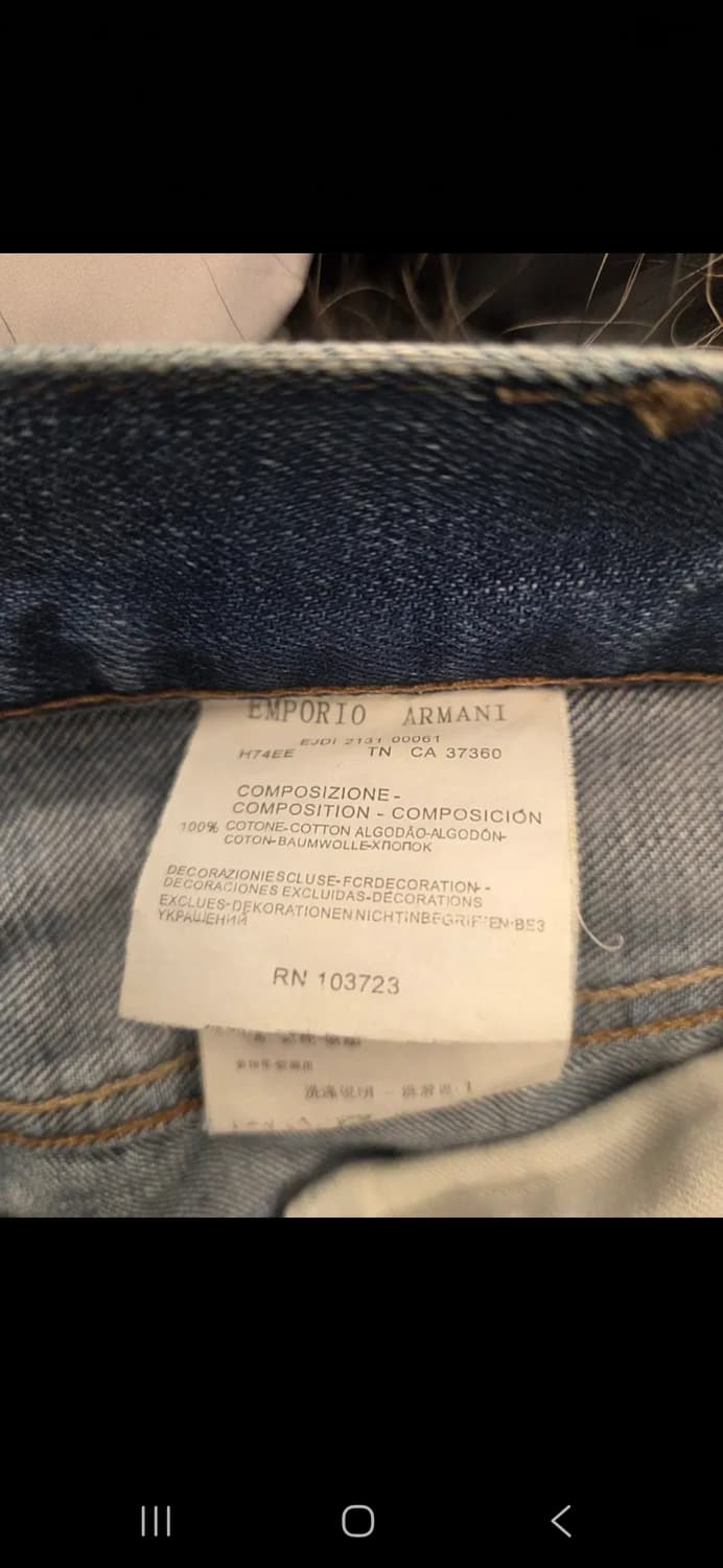 아르마니 청바지 (정품) 상품이미지10