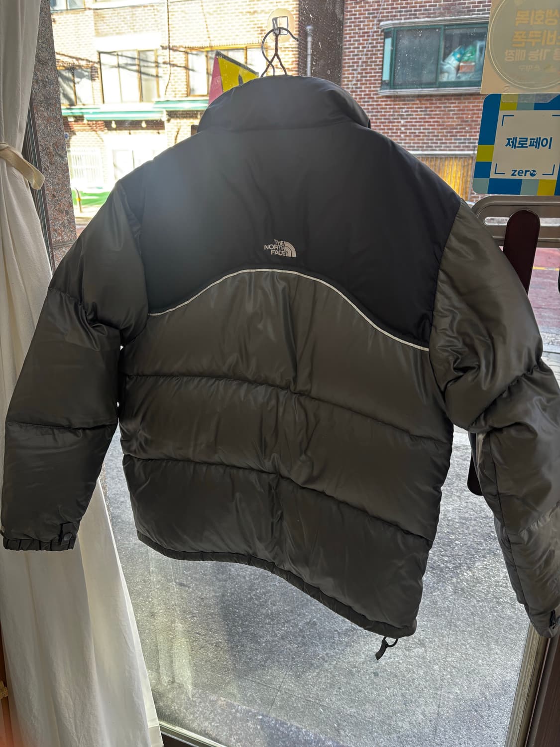 눕시 키즈 센터로고/중앙로고 카키 상품이미지2