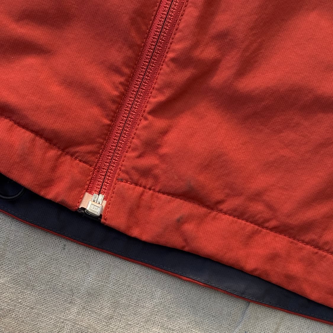 노스페이스 해외판 오렌지브라운 배색 바람막이 XL 상품이미지10