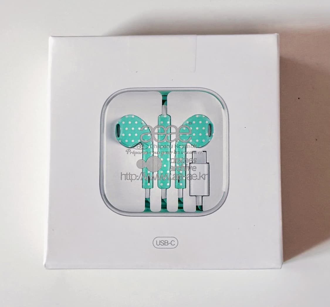 aeae 이어폰 민트 상품이미지1