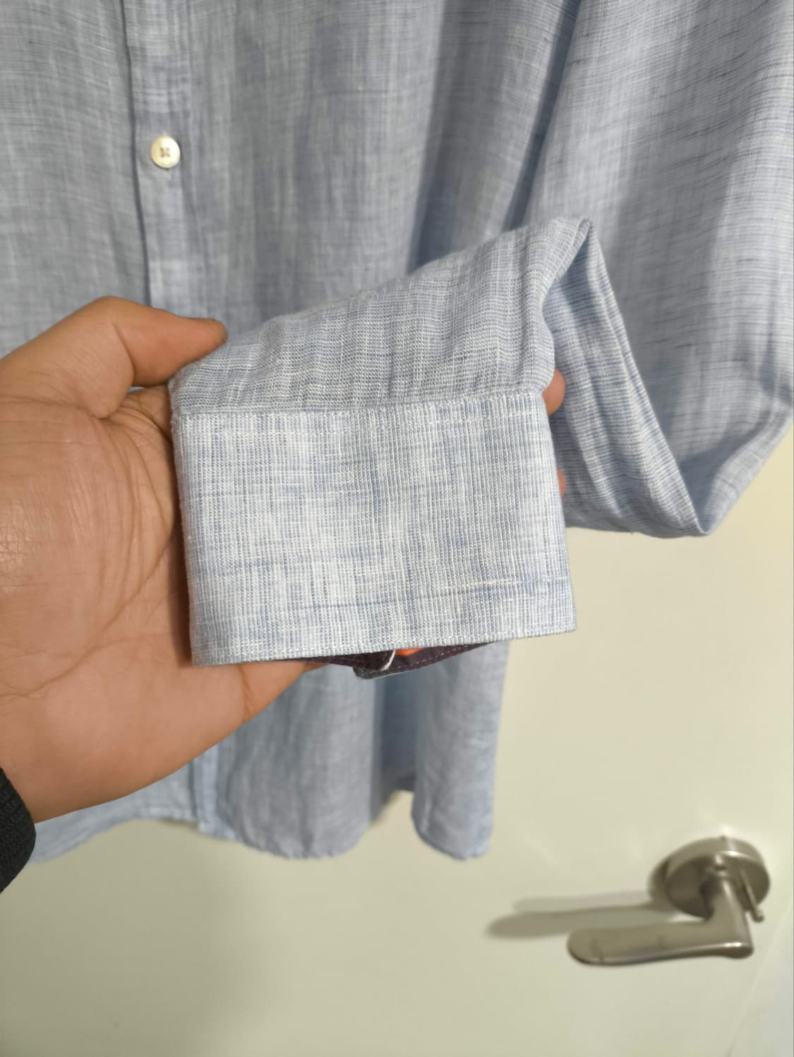 100 (15.5) 폴스미스 슬림핏 린넨 셔츠 이태리제 상품이미지5