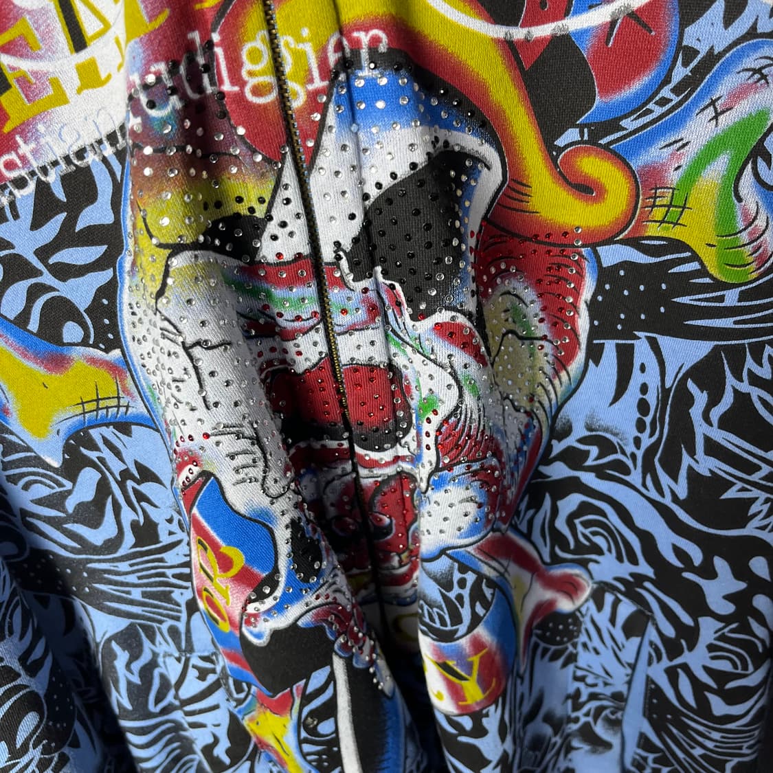 [Ed Hardy] 에드하디 오리엔탈 큐빅 후드집업 상품이미지4