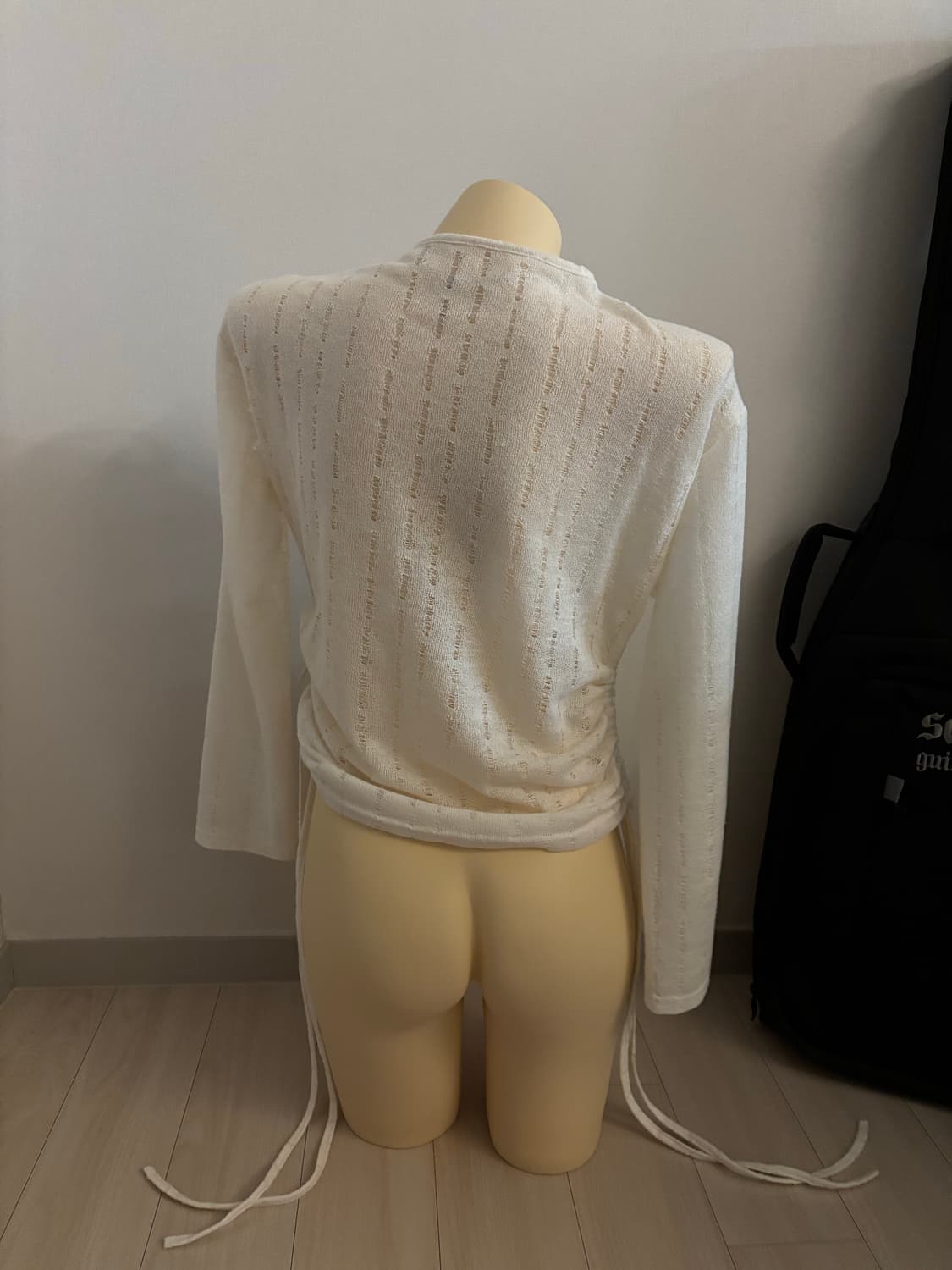 리본 포인트 롱슬리브 상품이미지2