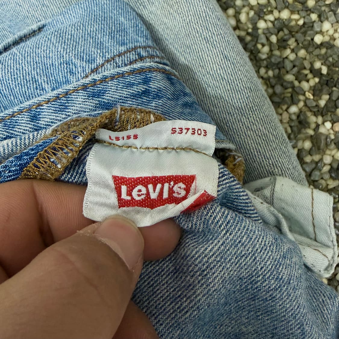 리바이스 501 연청 스트레이트 데님 (35) 상품이미지9