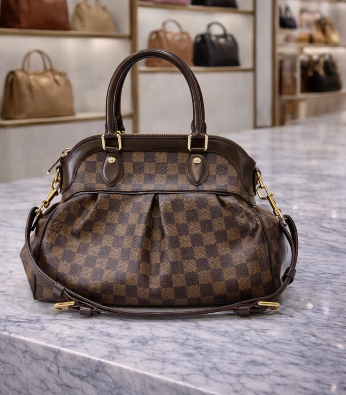 [S급] 루이비통 트레비백 캔버스 PM 다미에 에벤 판매합니다!!! 상품이미지1