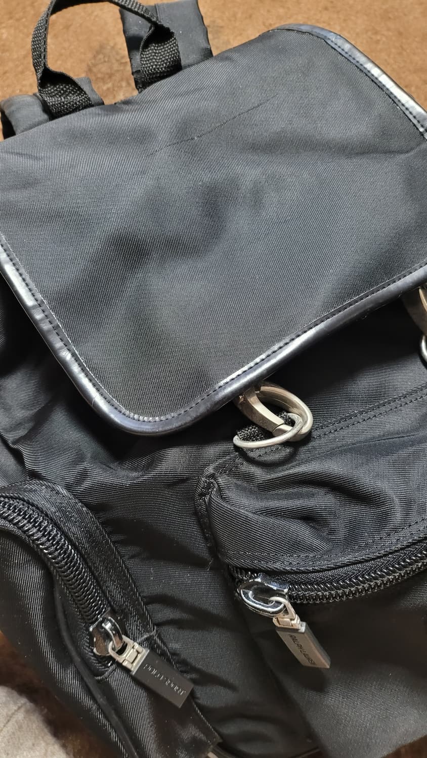 폴로 랄프로렌(폴로 스포츠 라인) 블랙 레터링 백팩 상품이미지6