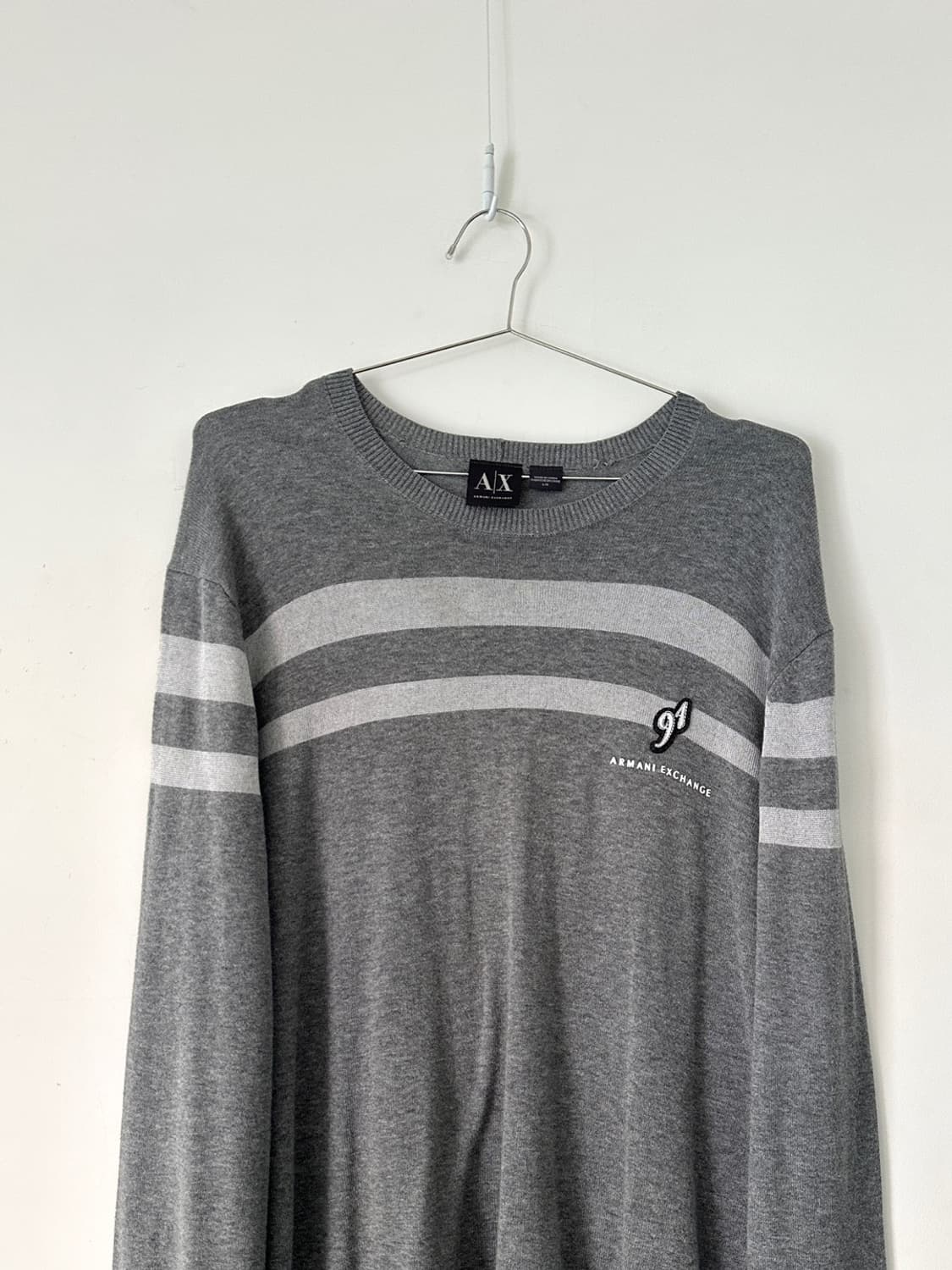 ARMANI EXCHANGE 91 logo lined knit  상품이미지2