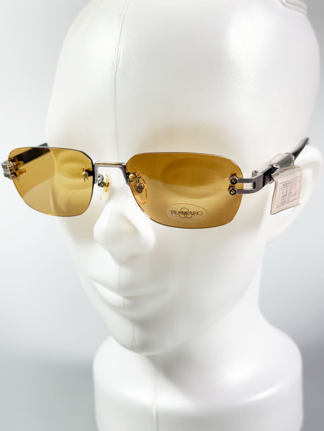 REABEARO 무테 스퀘어 메탈 프레임 빈티지 틴트 선글라스 상품이미지9
