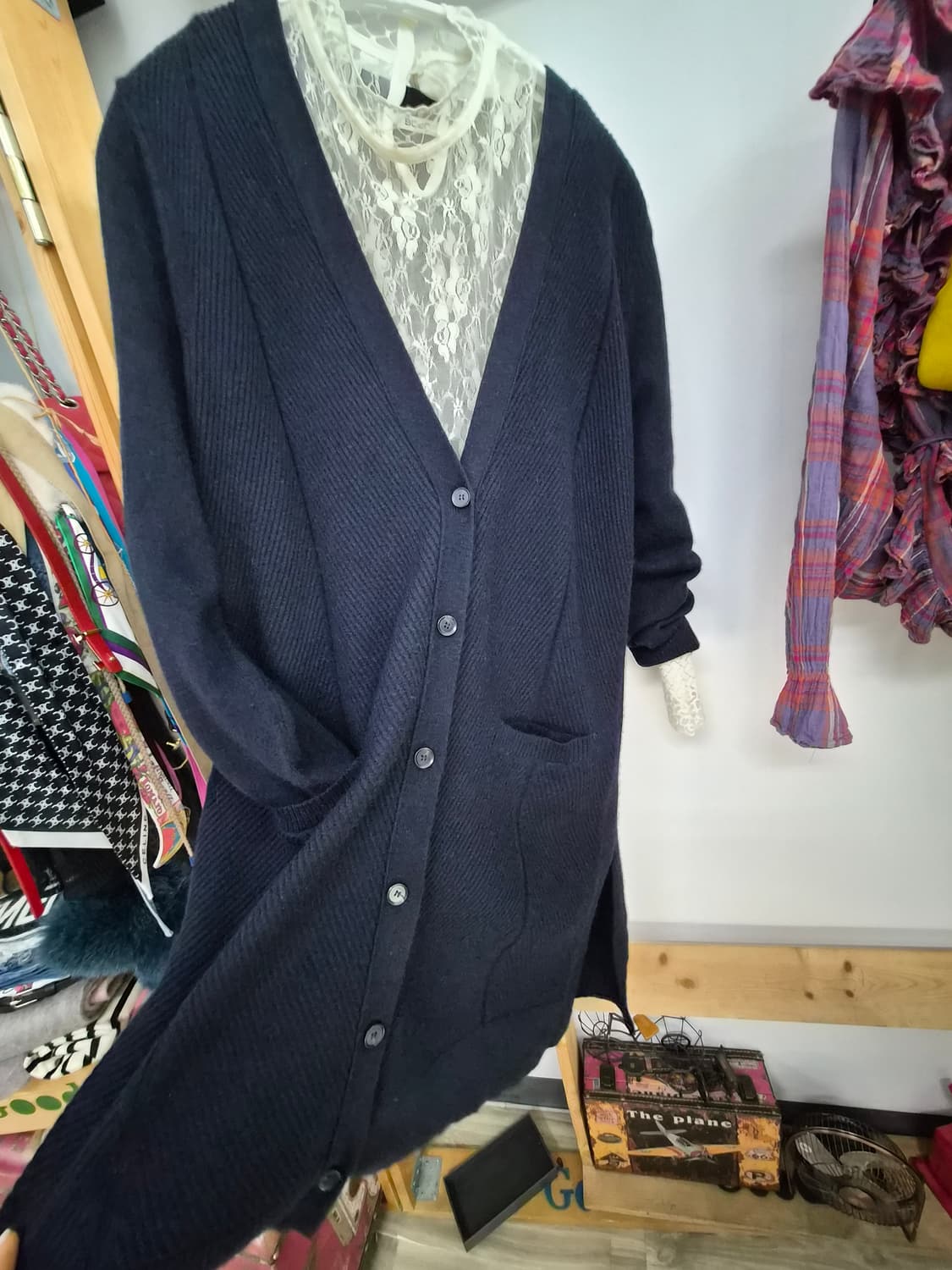 BCBG 순모 롱 가디건 상품이미지3