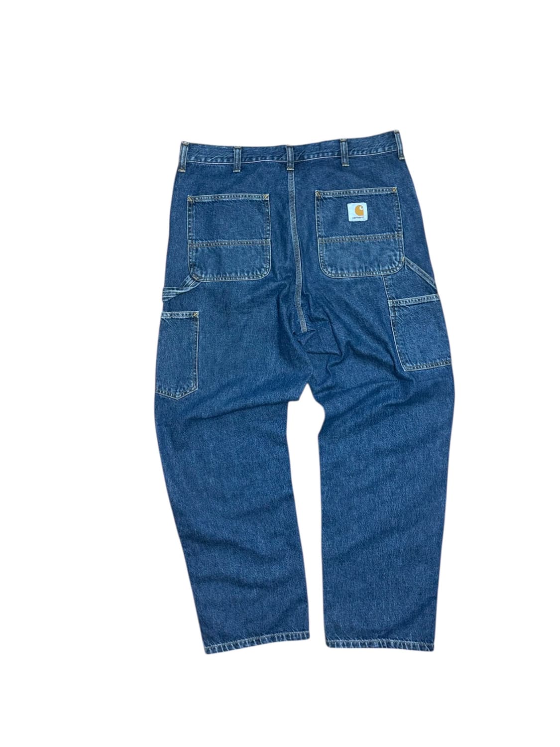 칼하트 wip 더블니 데님 스미스 블루 스톤 워시드 상품이미지6