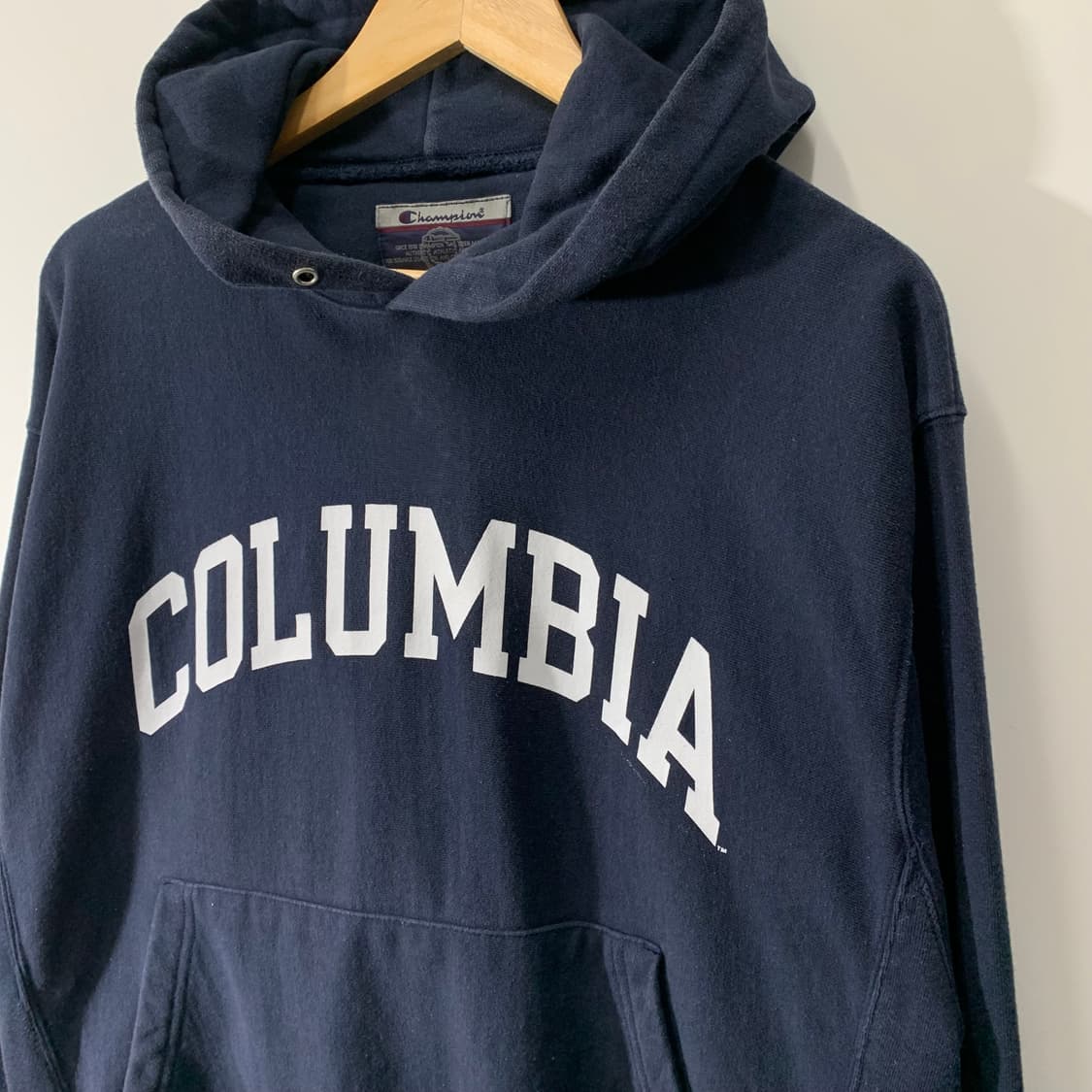 챔피온 올드 리버스위브 콜롬비아 후드티 상품이미지2