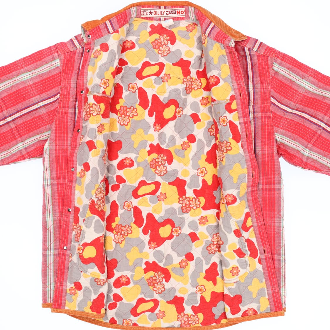 [S] 오일릴리 코듀로이 플로럴 디테일 초어 퀄팅 자켓 N7086 상품이미지7