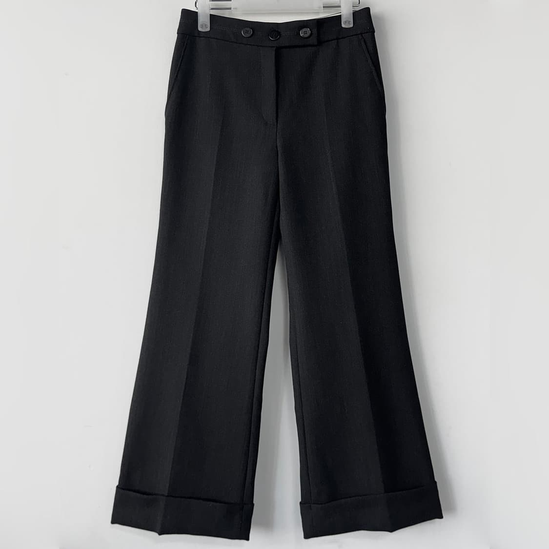 구호 KUHO 롤업 울 팬츠 상품이미지1