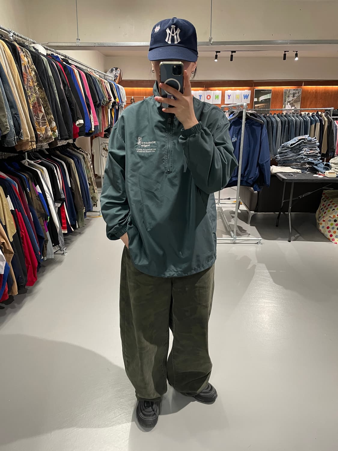 빈티지 아노락 바람막이 자켓   상품이미지4