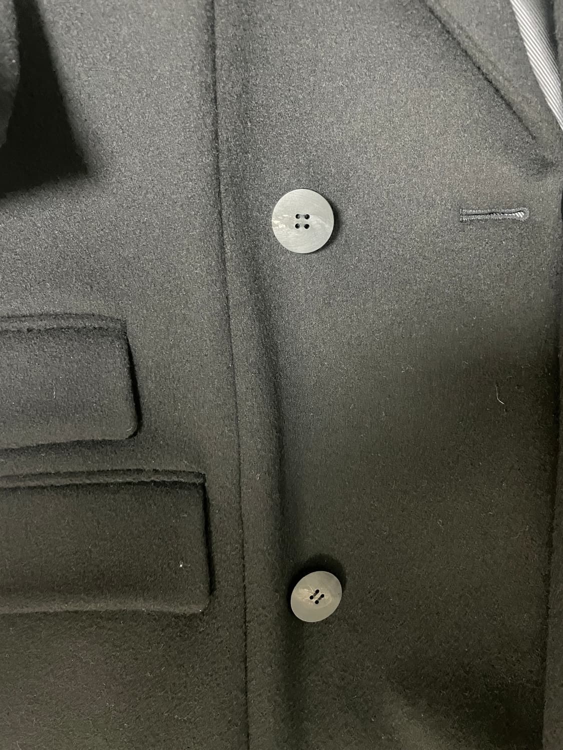 우영미 20fw 로브코트 블랙 상품이미지5