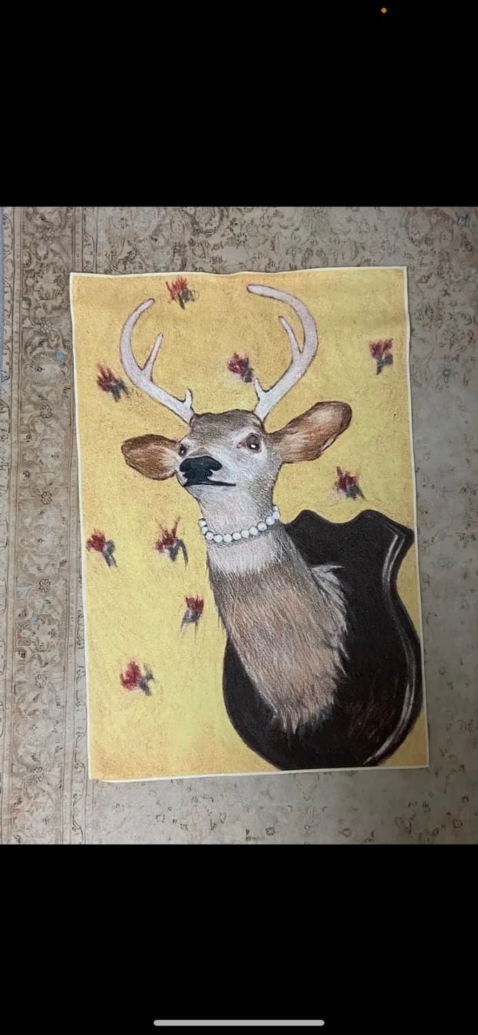 Deer Fabric Poster 상품이미지1