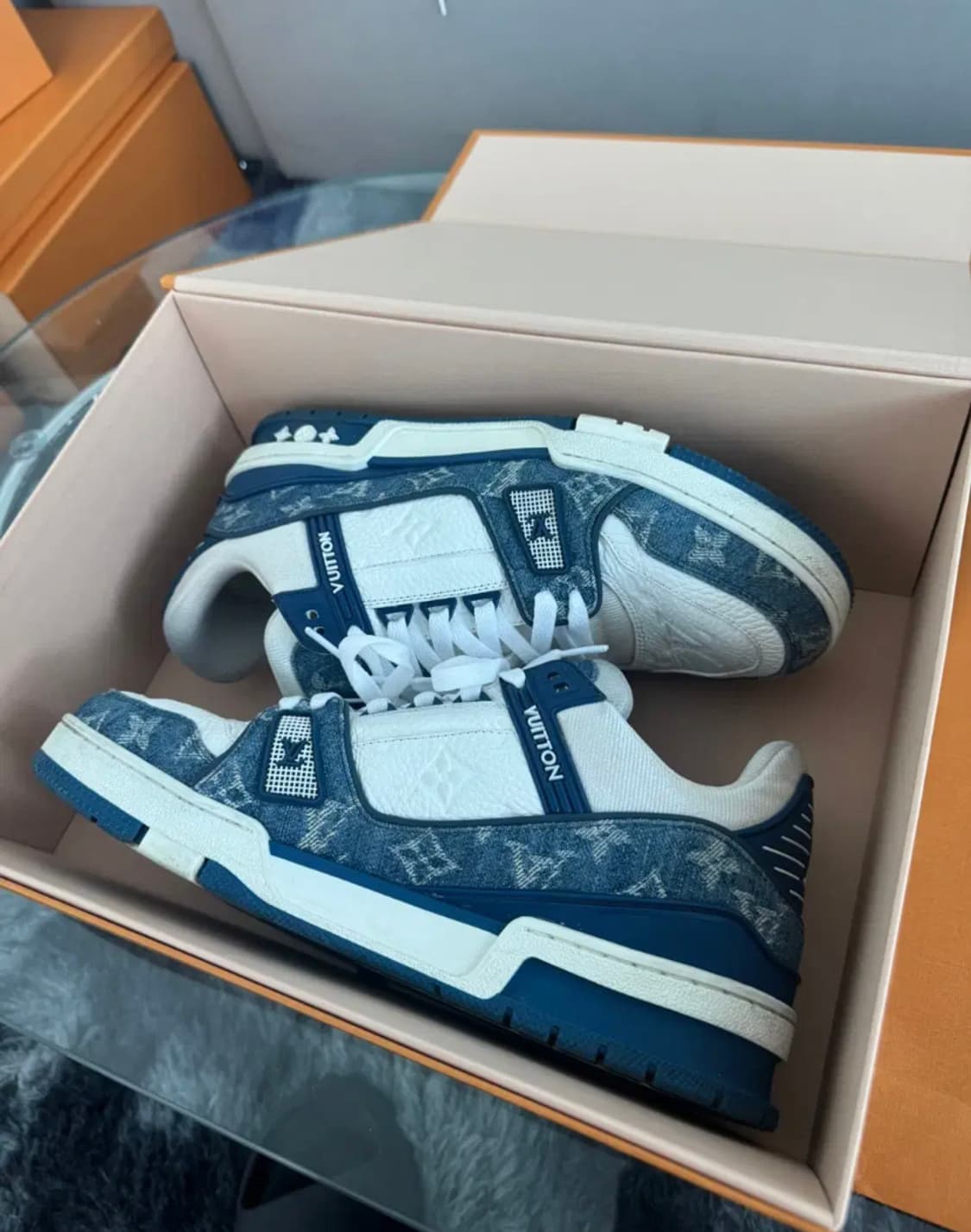 [정품특가] LV 루이비통 정품 데님 트레이너 스니커즈 8.5  상품이미지2