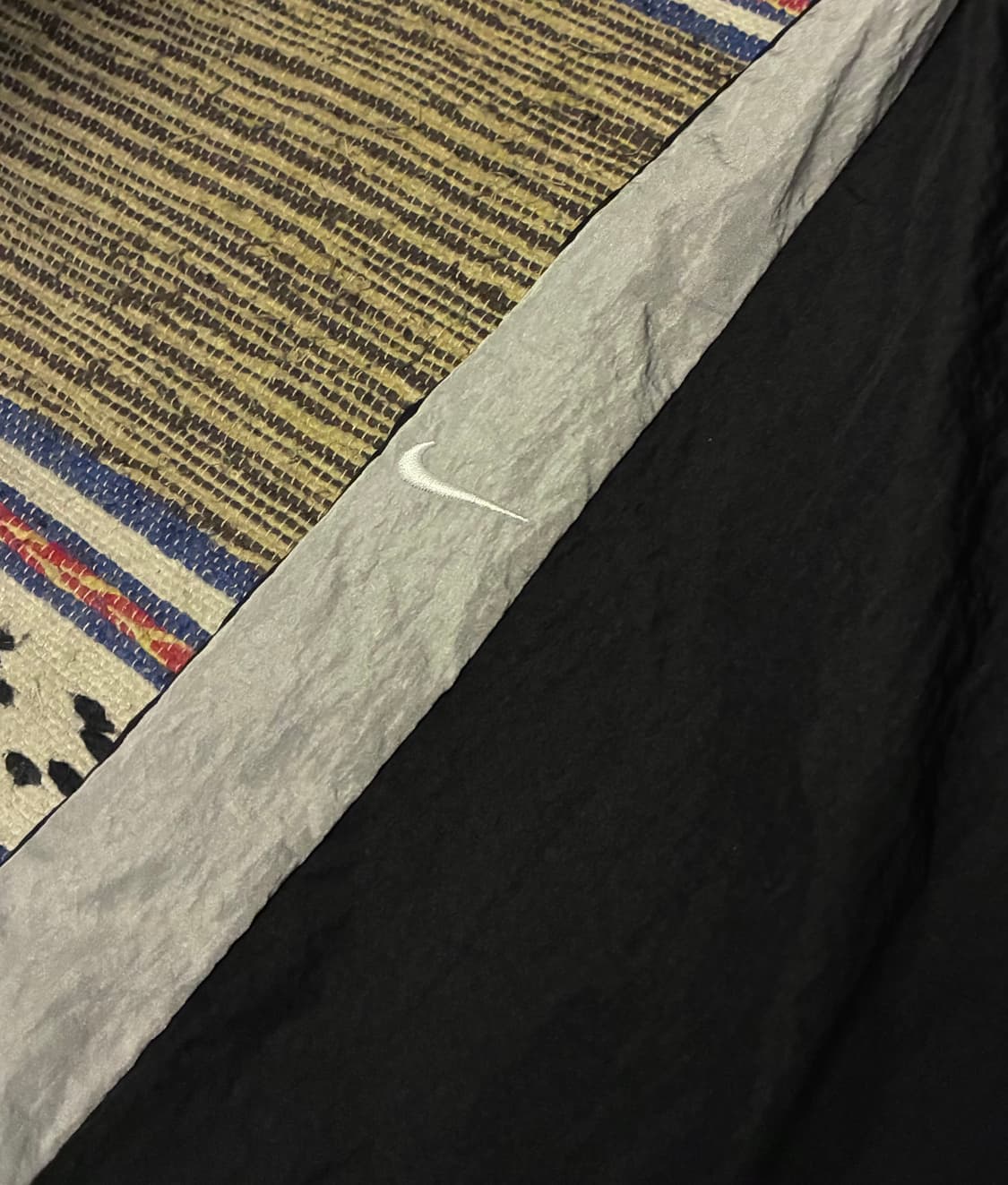 (XXL)나이키 더블스우시 우븐 나일론팬츠 조거팬츠 블랙 상품이미지4