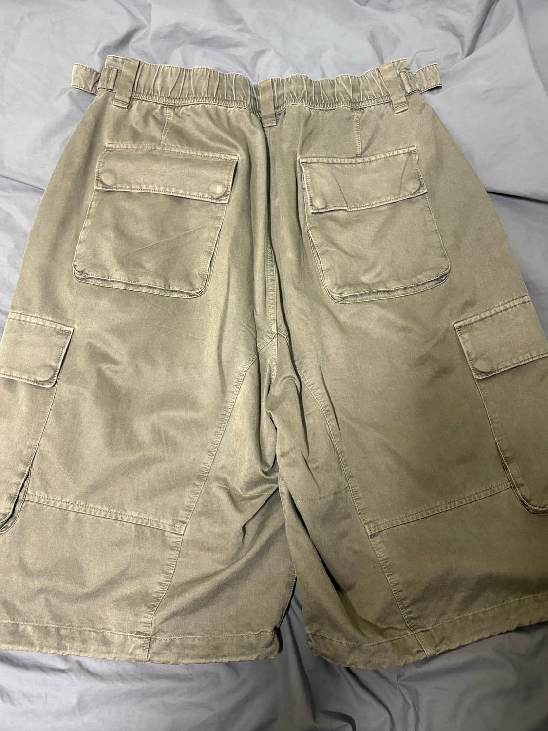 폴리테루 버뮤다 카고 팬츠 카키 3 상품이미지2