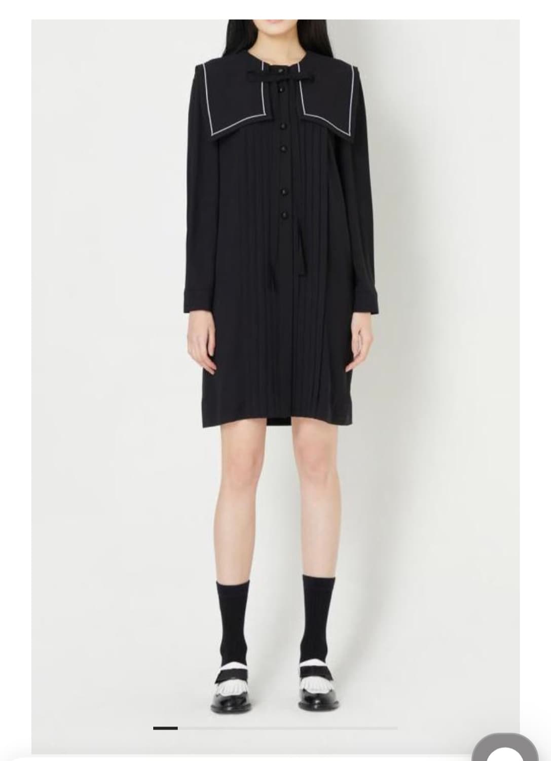 (23년) 럭키슈에뜨 모디피이드 플리츠 미디 드레스 38 상품이미지3