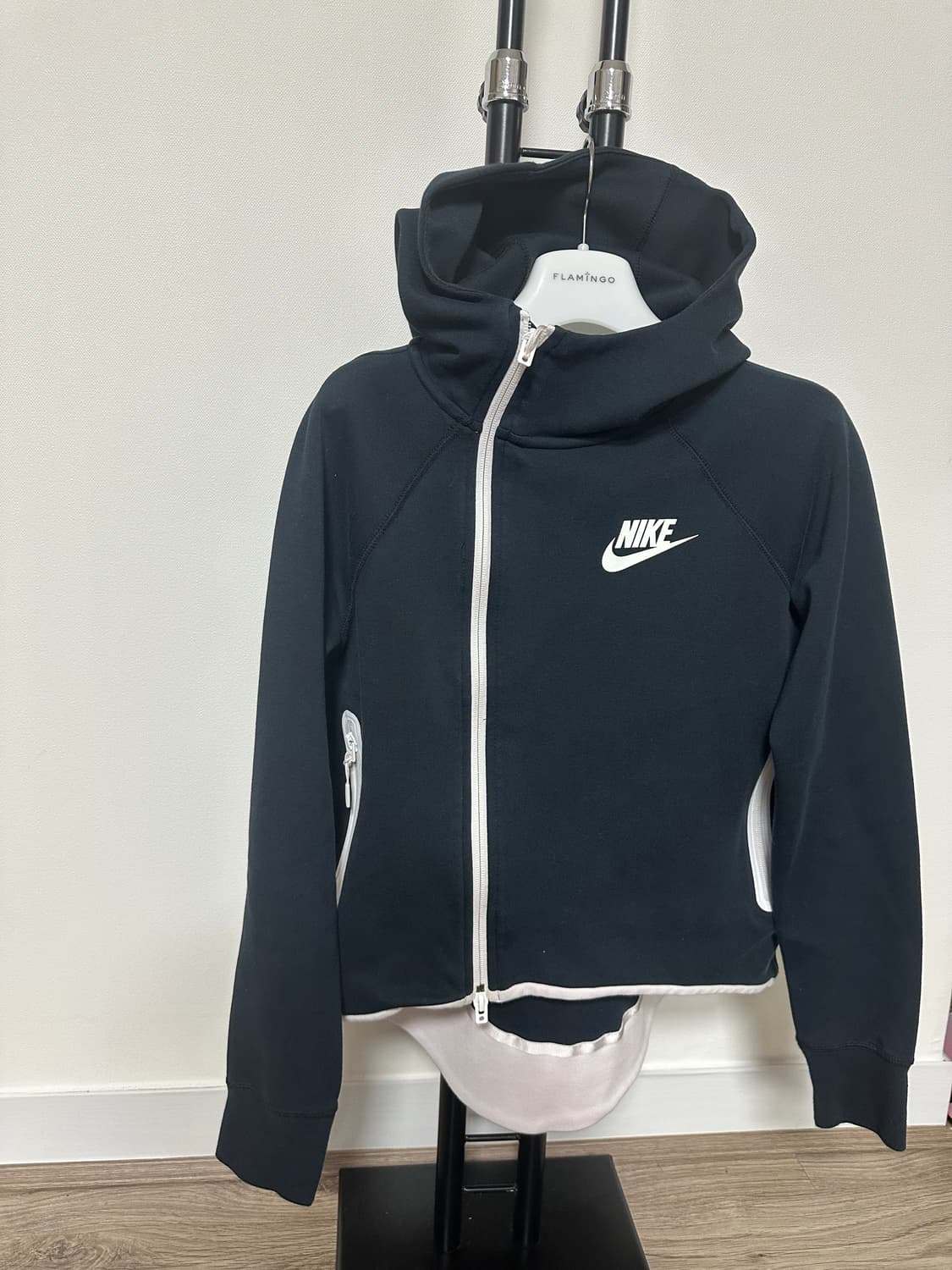 나이키 테크 플리스 언발란스 후드 집업-S사이즈 상품이미지1