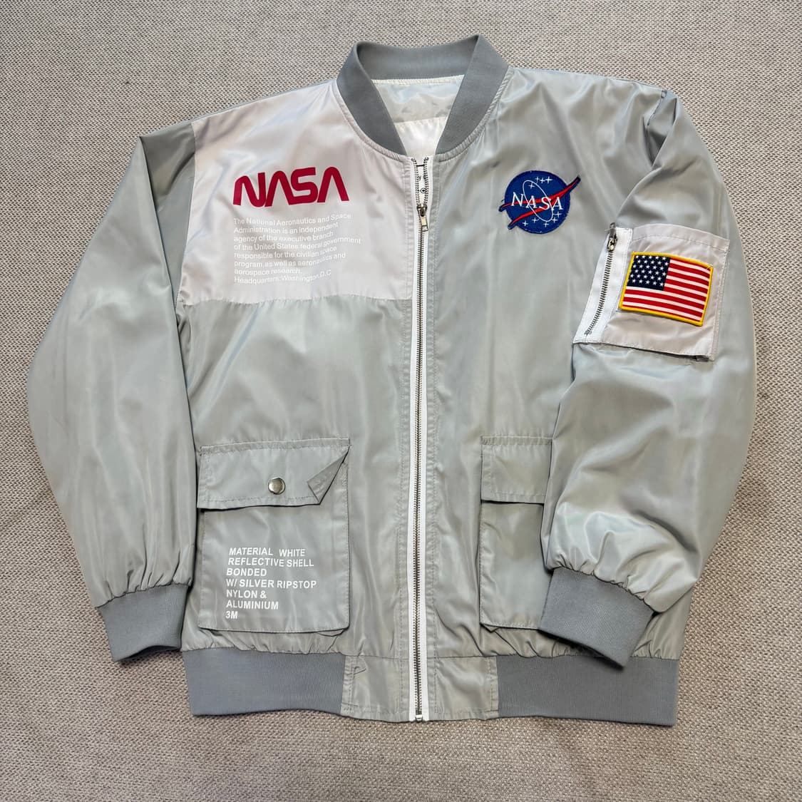 NASA 나사 봄버 자켓 상품이미지1
