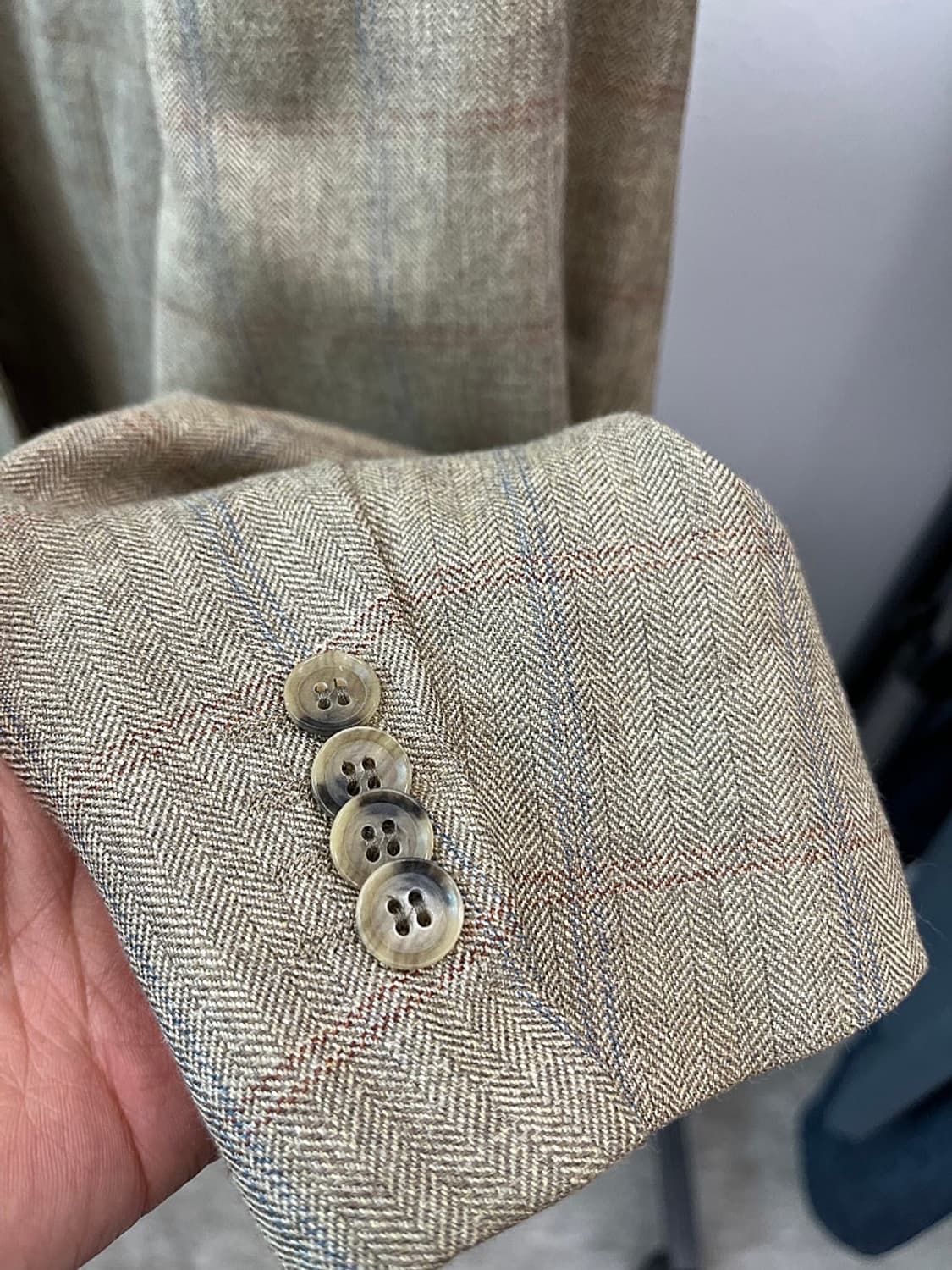 110) 버버리 런던 체크 린넨자켓  상품이미지8