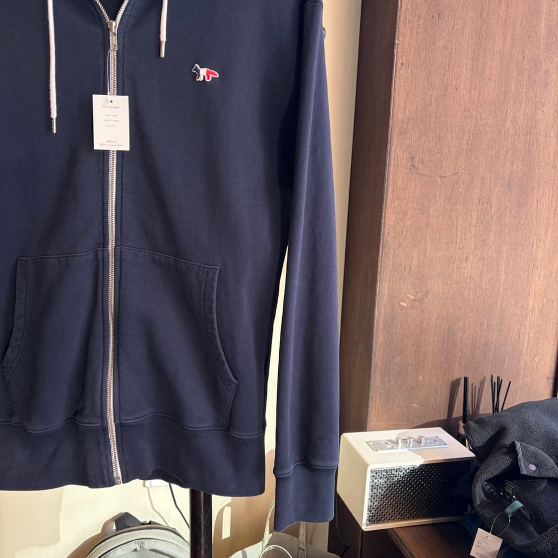 15857 - 메종키츠네 트리컬러 폭스 후드 집업 상품이미지4