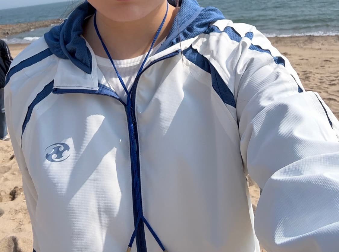 산산기어 슬래쉬 후디 자켓 오프화이트 Sansan Gear Slash 상품이미지3