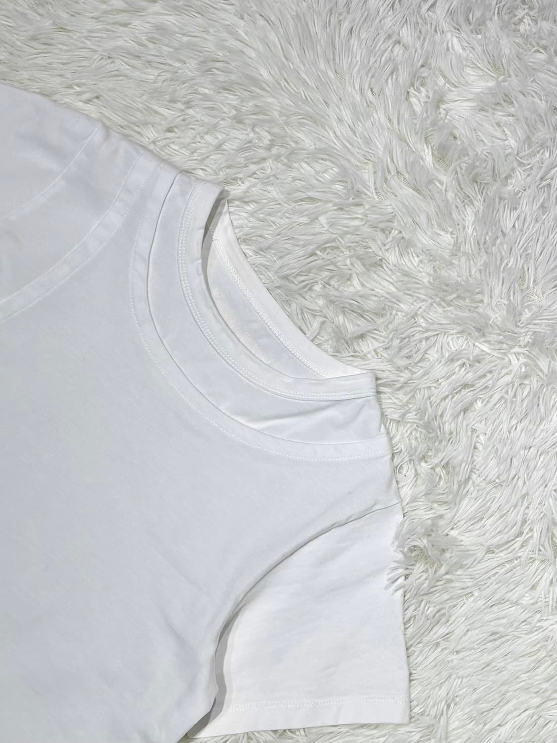 마땡킴 화이트 레이어드 반팔 상품이미지4