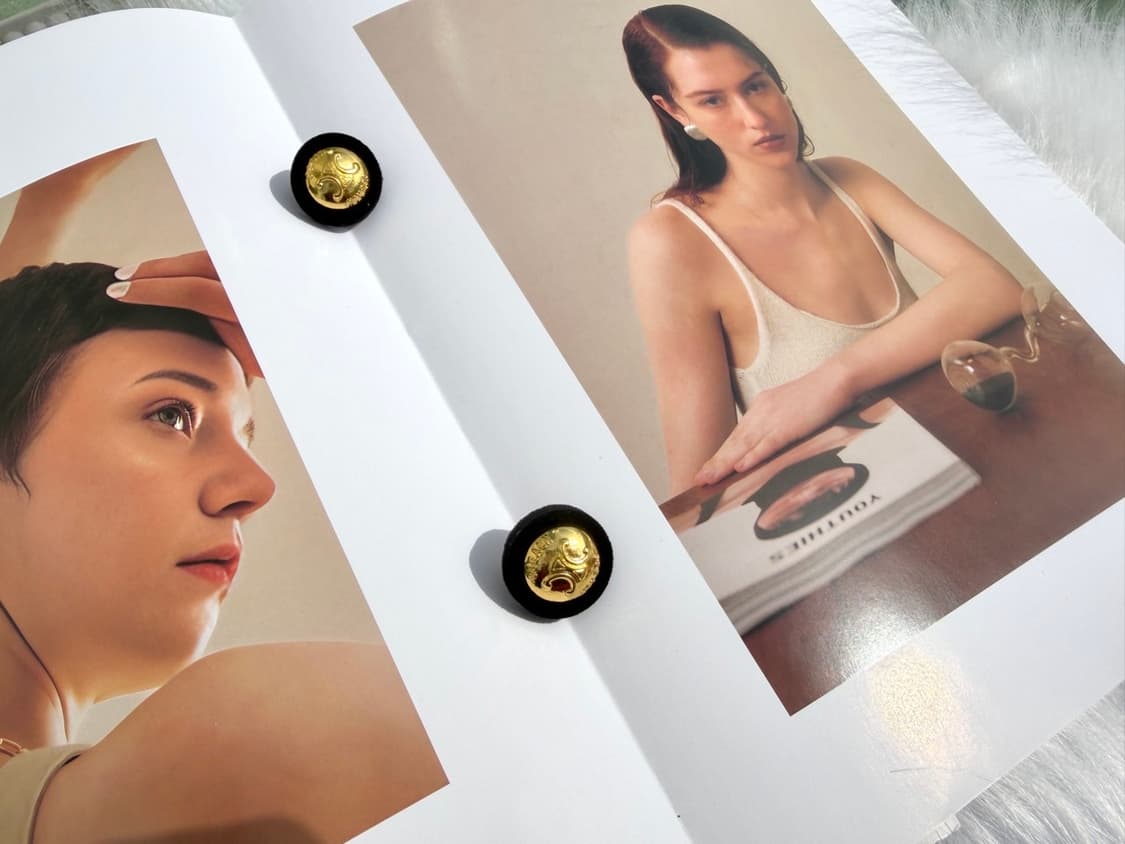 셀린느 골드 포인트 이어링 상품이미지6