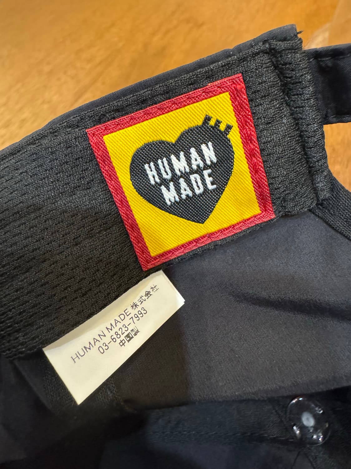 [OS] 휴먼메이드 5패널 나일론 캡 블랙 상품이미지5