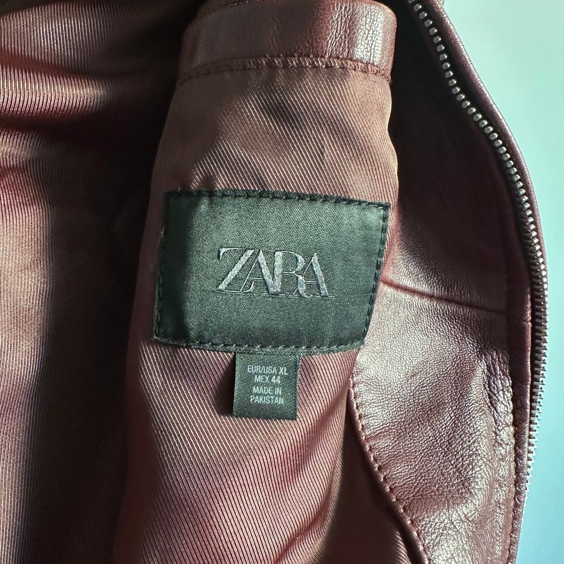 자라 램스킨 자켓 상품이미지5