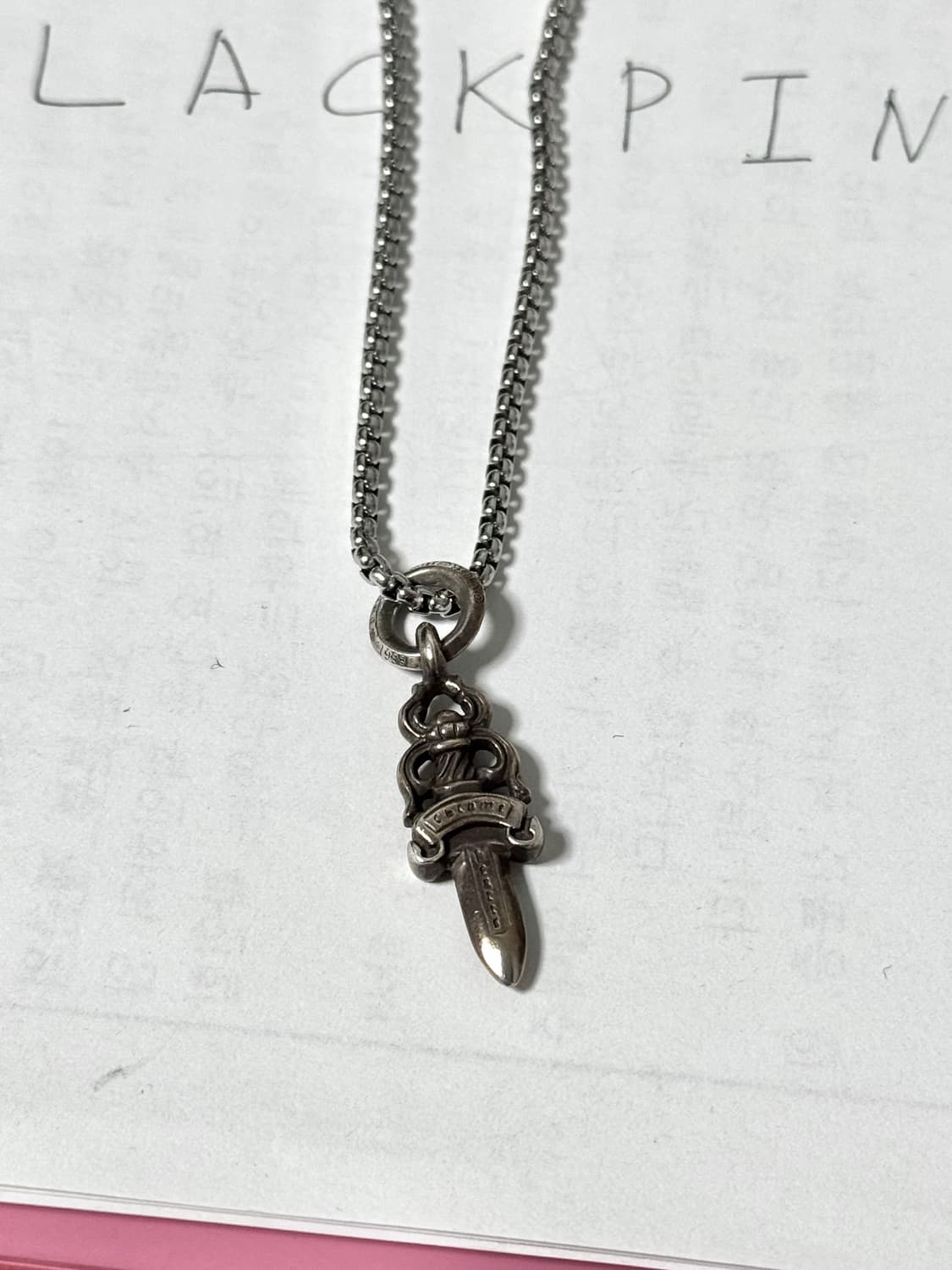 크롬하츠 5대거 목걸이 상품이미지3