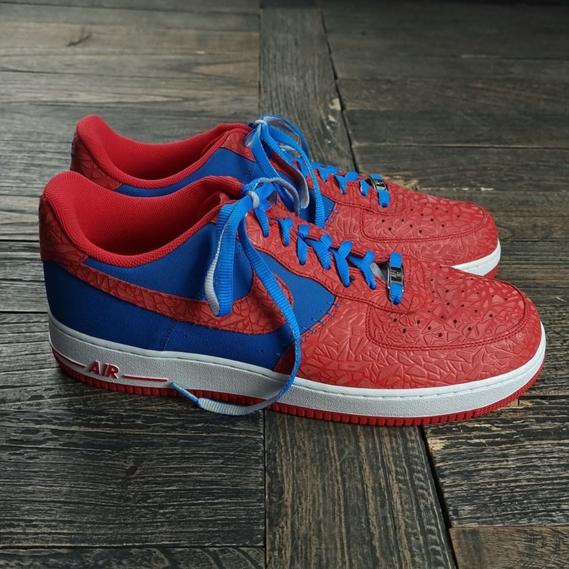 [나이키] 에어포스 1 로우 포토 블루 하이퍼 스파이더맨 M18693 상품이미지4