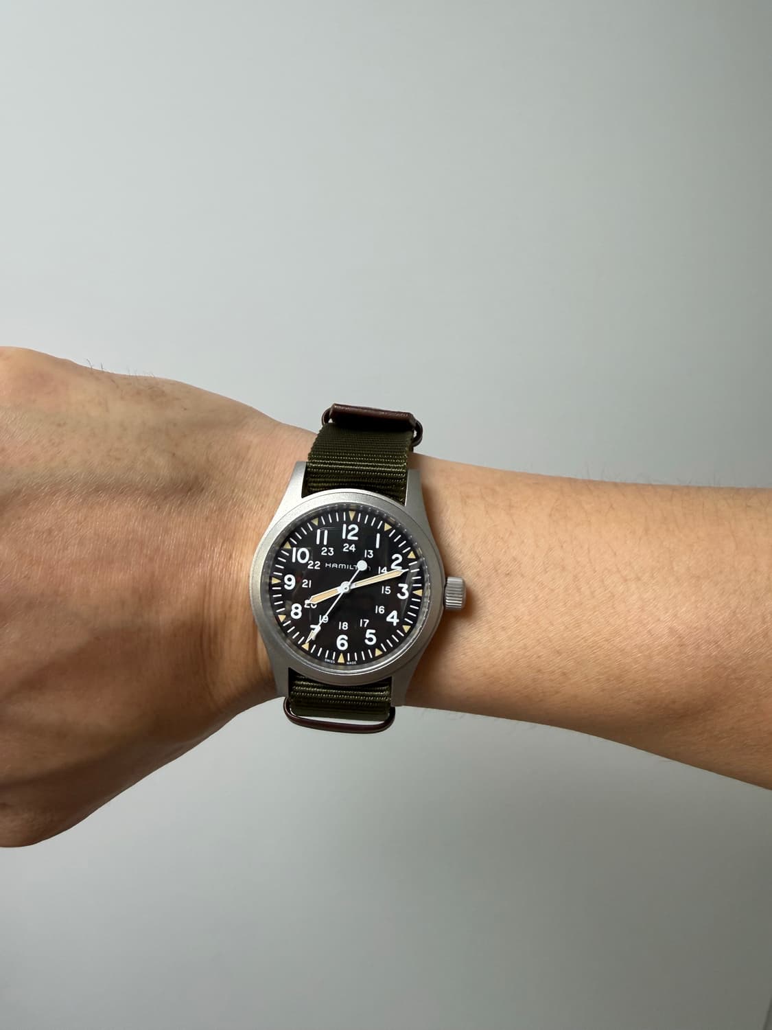 해밀턴 카키필드 메카니컬 상품이미지3