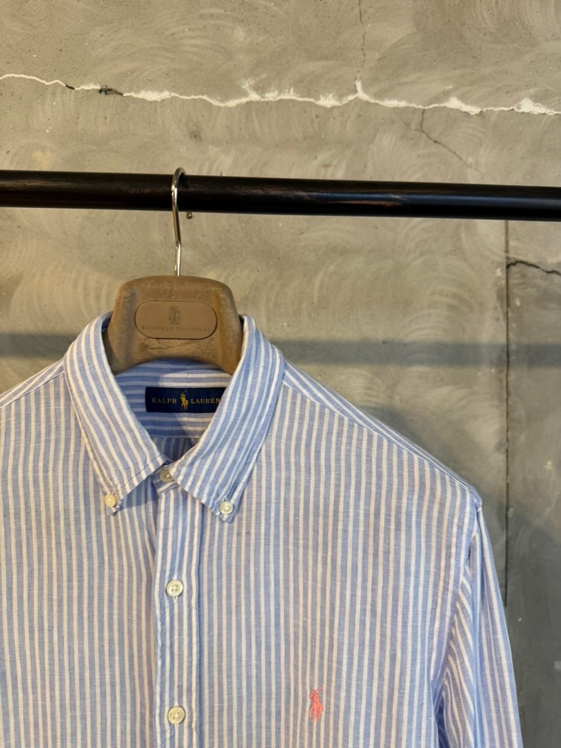폴로 랄프로렌 리넨 버튼다운 셔츠 100 상품이미지5