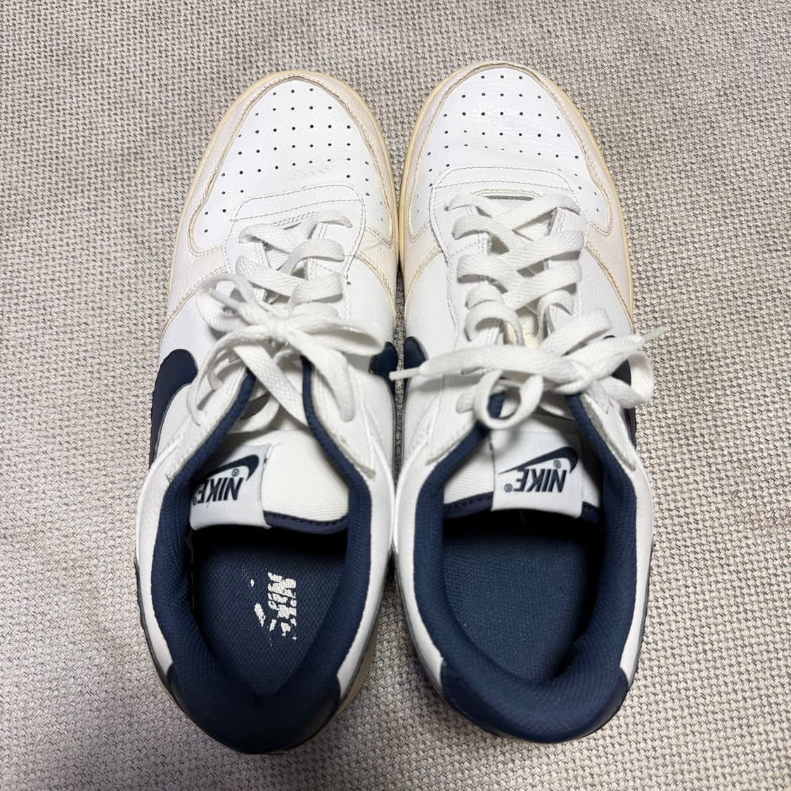 나이키 올드스쿨 덩크 흰/남 스니커즈 상품이미지2